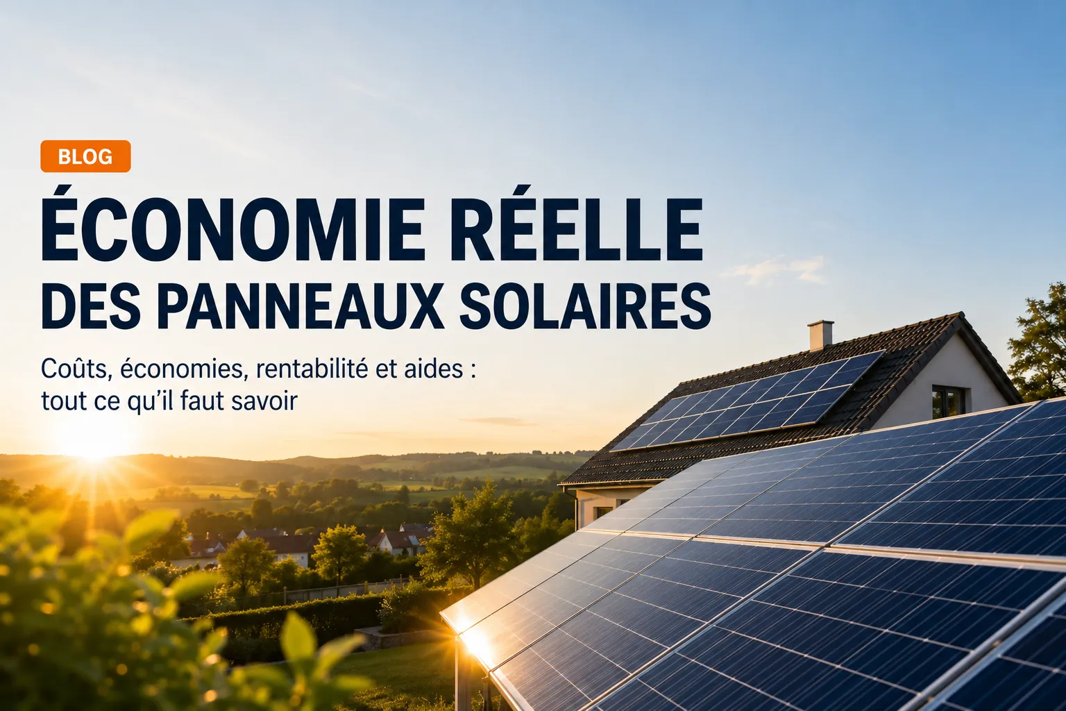 Quelle économie réelle avec des panneaux solaires ? Les chiffres par profil